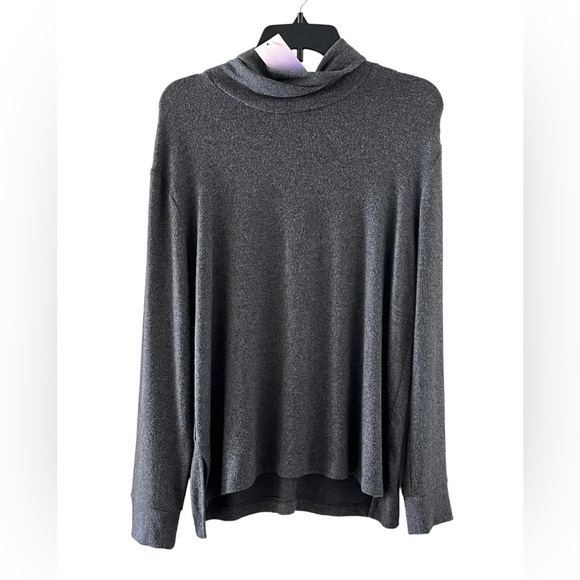 Stars Above Women’s Cashmink Lounge Top (Heather Grey) - Picture 3 of 7